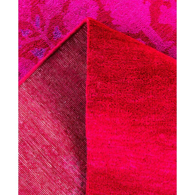 Overdyed One-of-a-Kind Hand-Knotted Area Rug - Pink - 4' 9" x 6' 10"