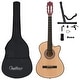 vidaXL Guitar Set Cutaway Guitars Acoustic Guitar 12 Piece with 6 ...