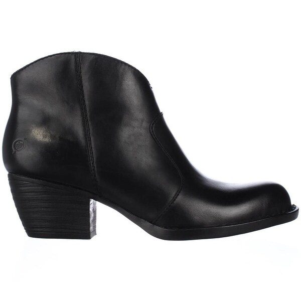 born short black boots