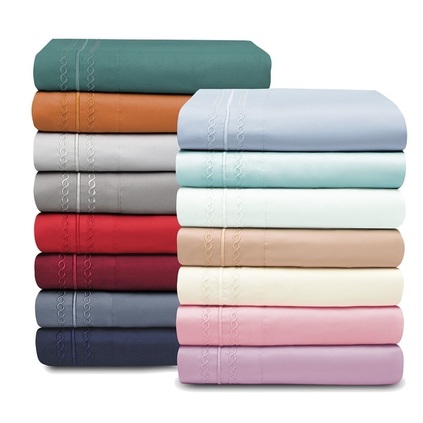 Superior Infinity Wrinkle Resistant Brushed Microfiber Bed Sheet Set. Opens flyout.