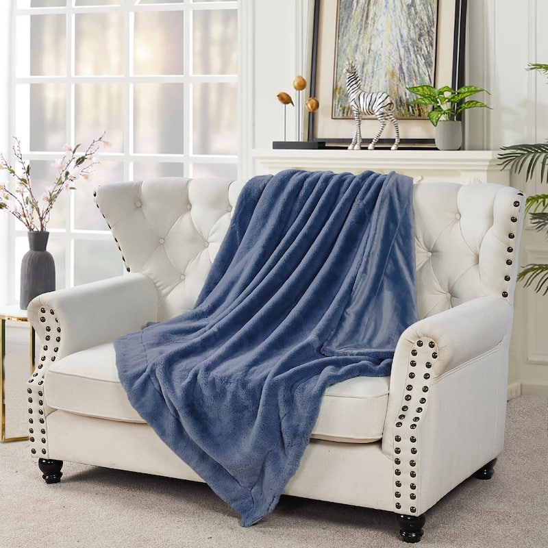 Home Soft Things FoxFauxFur Throw 50"x60"/60"x80"