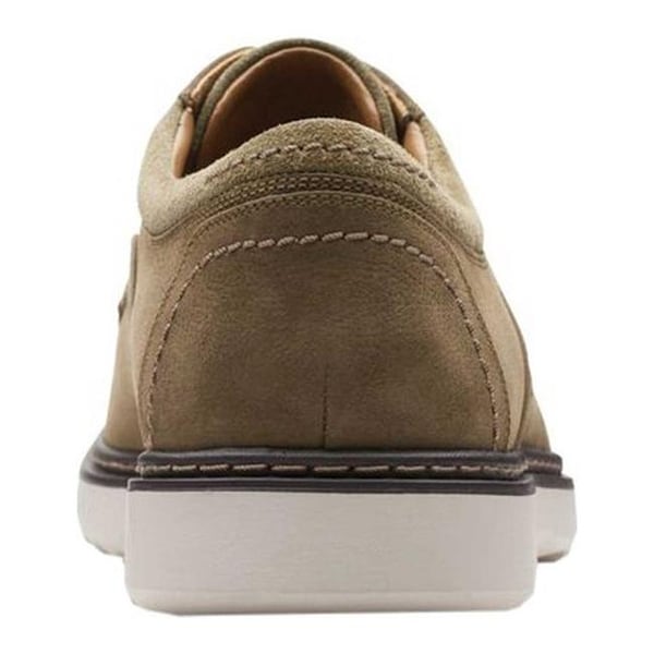 Un Geo Lace Oxford Dark Olive Nubuck 