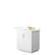 Option White, Gold Trim, Giotto Quartz Top