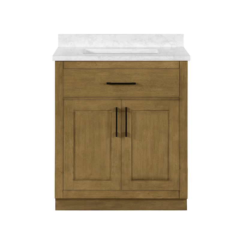 Athea Bathroom Vanity with White Engineered Marble Top