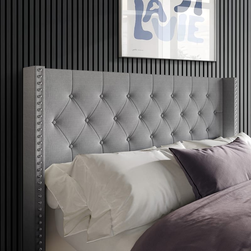 Clayfell Grinnell Tufted Upholstered Headboard