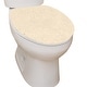 preview thumbnail 93 of 189, Home Weavers Waterford Collection Cotton Toilet Lid Rug | Elastic Fit | Fit Most Standard Toilet Lid | 18"x18"