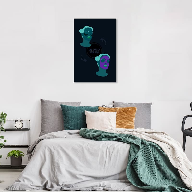 Wynwood Studio Canvas Fashion and Glam Self Skin Care White and Ivory Modern & Contemporary Wall Art Canvas Print - 36 x 24