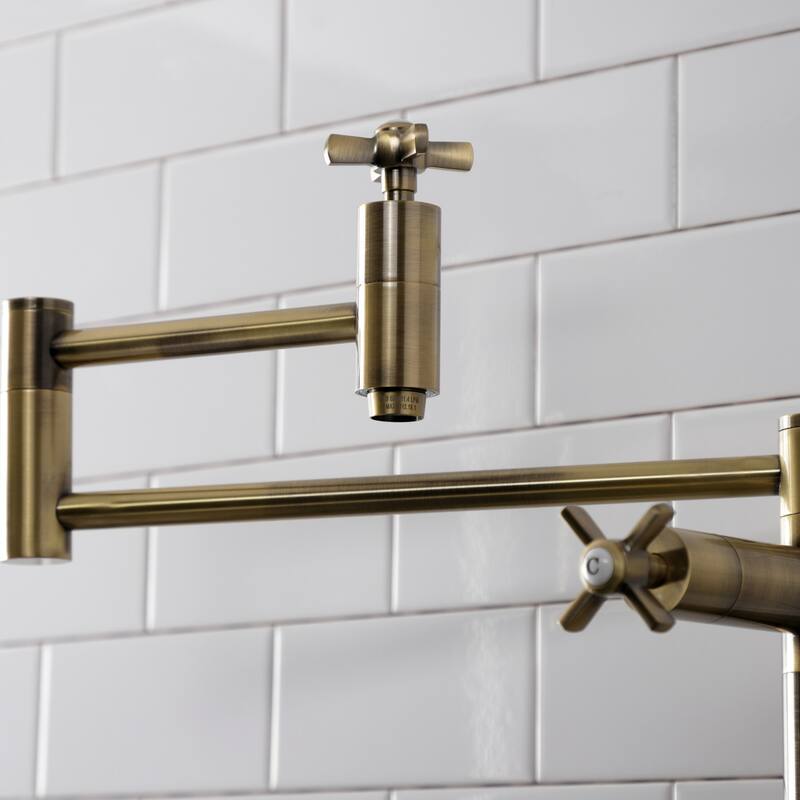Millennium Two-Handle 1-Hole Deck Mount Pot Filler Faucet