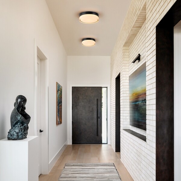 Black circular ceiling light cheap