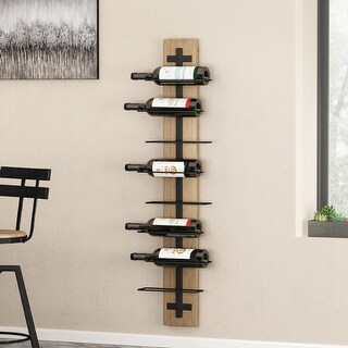 Toston 8 Bottle Wall Mounted Wine Rack by Christopher Knight Home - Bed ...