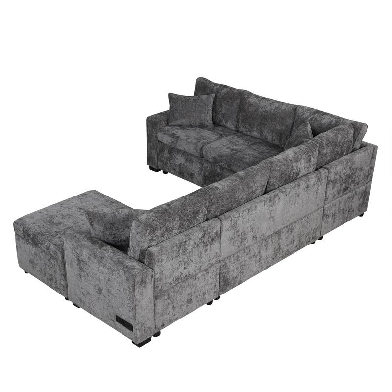 Sectional Sofa Pull-out Sofa Bed Sleeper