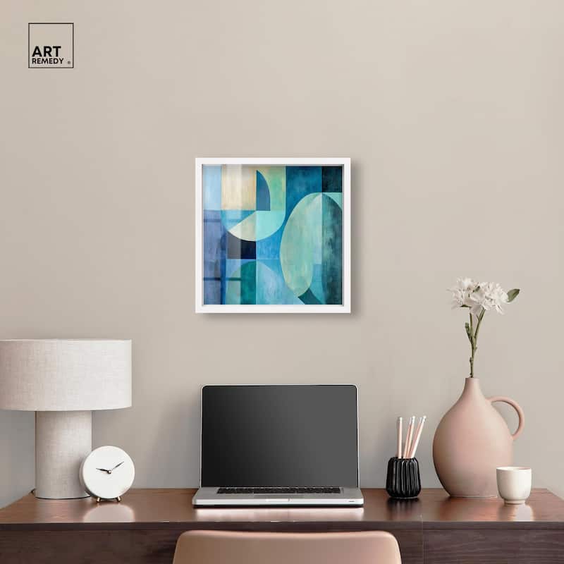 Color Blocks II Shadowbox by Art Remedy