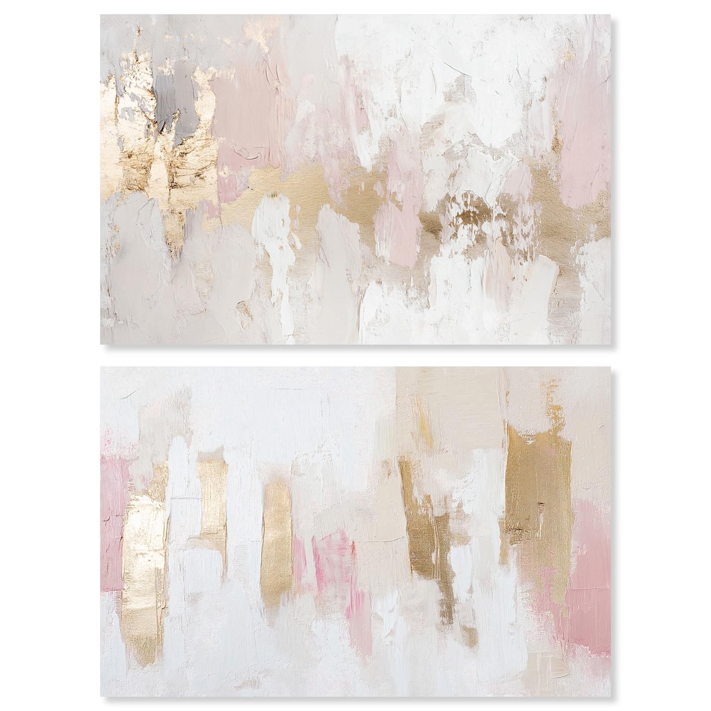Rustic Elegance Set Canvas Set of 2 by Art Remedy, Gallery Wrapped