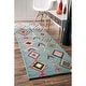 preview thumbnail 39 of 43, Nuloom Hand Tufted Wool Moroccan Triangle Rug