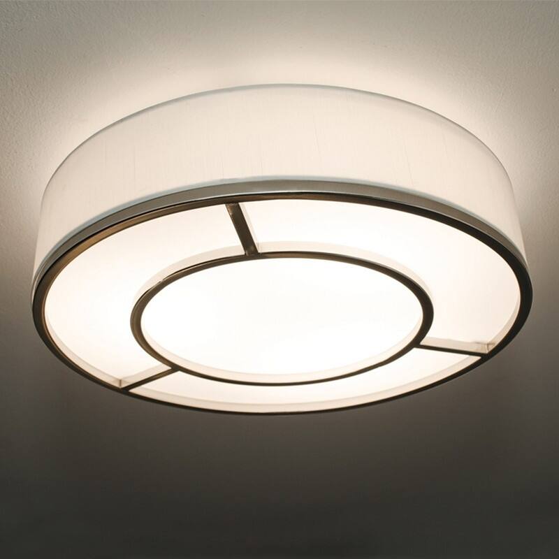 Carson Carrington Tift 16-inch Satin Nickel LED Flush Mount