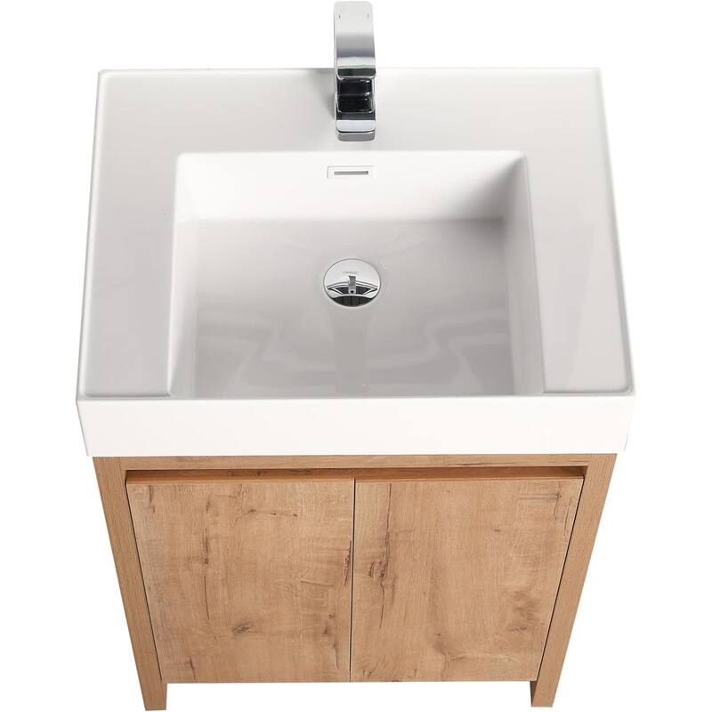 Blossom 48" All Wood Freestanding Bathroom Vanity with Acrylic Sink