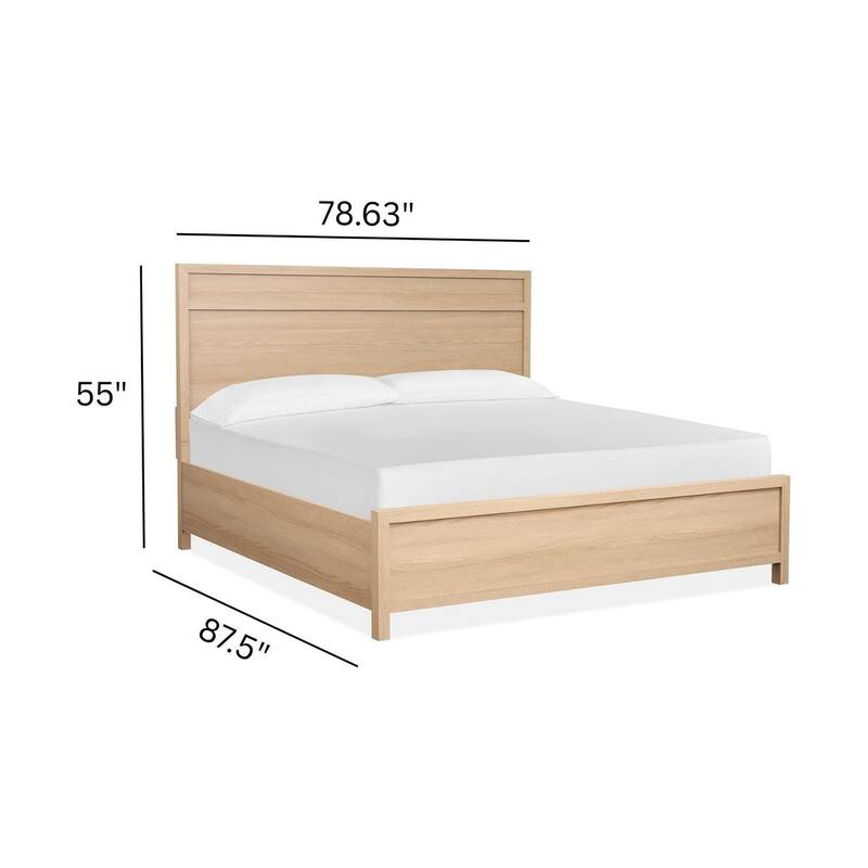 Magnussen Home Merrifield Sandstone Beige Panel Bed