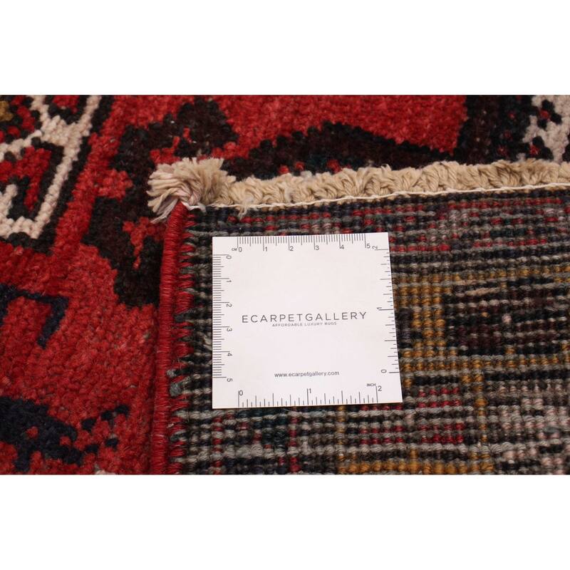 ECARPETGALLERY Hand-knotted Konya Anatolian Red Wool Rug - 3'5 x 9'10