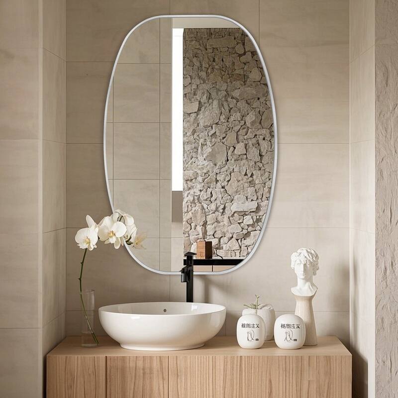 Oval Wall Mirror Bathroom Mirror for Over Sink