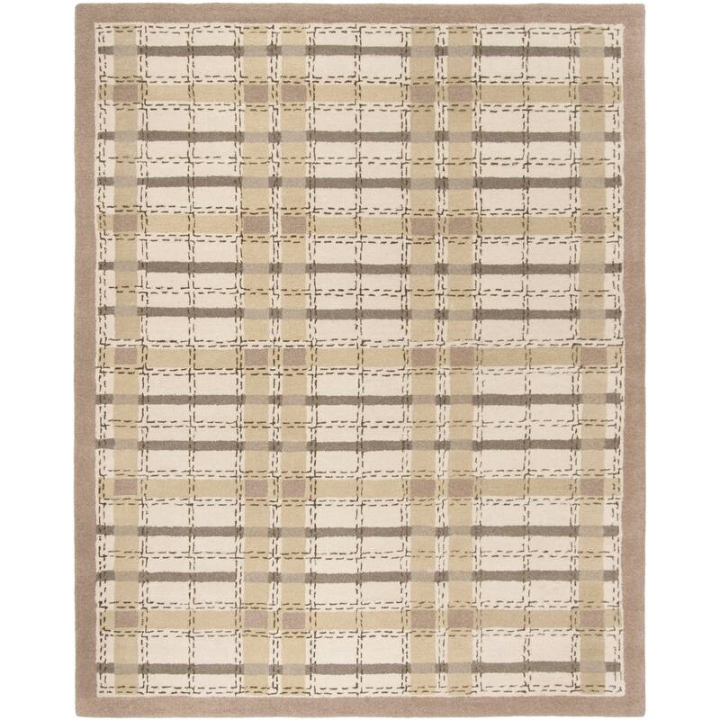 Martha Stewart by SAFAVIEH Colorweave Plaid Wool/ Viscose Rug