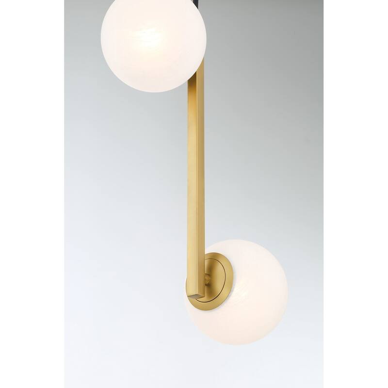 Minka Lavery 3745 Curven 2 Light 12" Wide Multi Light Pendant with