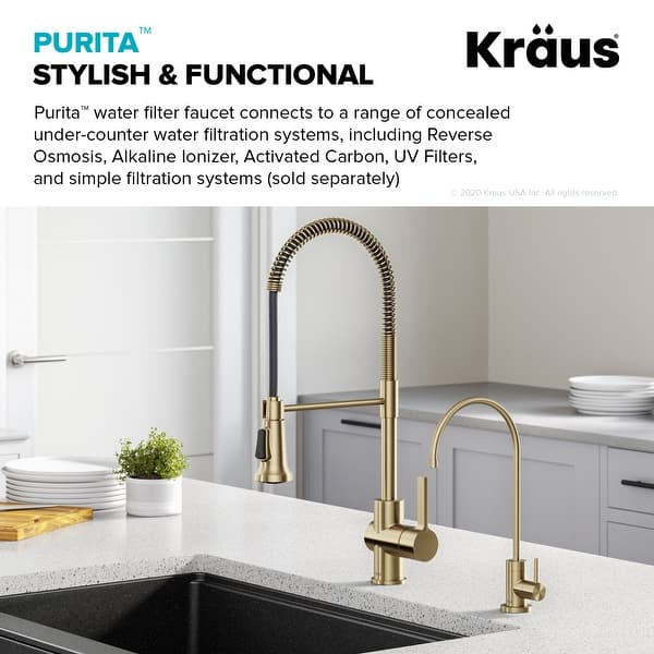Shop Kraus Ff 100 Purita Drinking Water Dispenser Beverage Kitchen Faucet Overstock 31149406