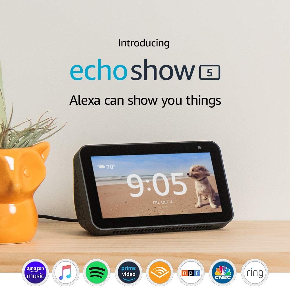 Shop Amazon Echo Show 5 Smart Display With Alexa Overstock 29811624 Charcoal