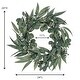 preview thumbnail 3 of 3, Sullivans Artificial California Eucalyptus Wreath 24"H Green