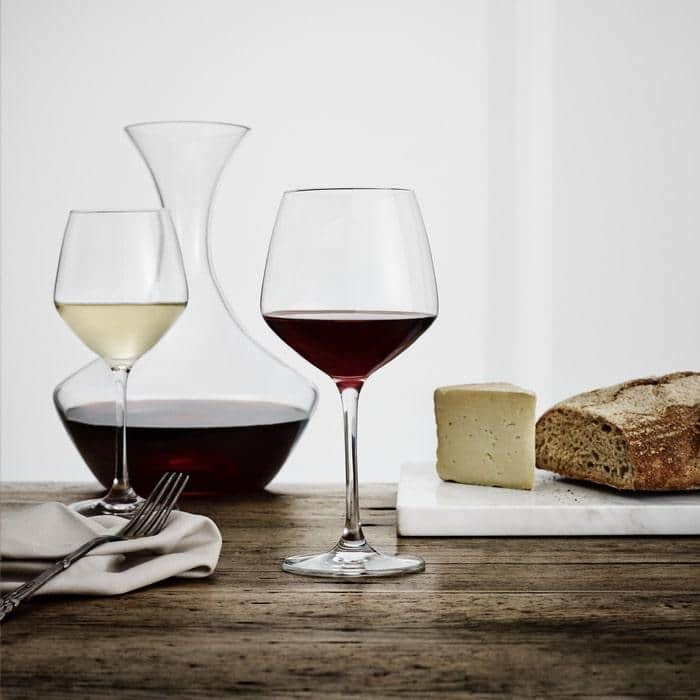 Holmegaard Perfection Burgundy Glass, Clear, 6 pcs. - 20 oz