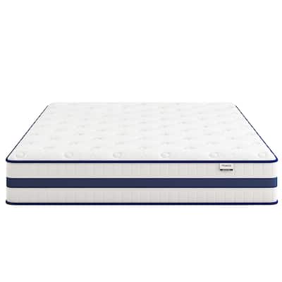 King Size Mattress,12 Inch King Mattresses in A Box Pressure Relief & Supportive,Cooling Memory Foam & Individually Pocket Coils