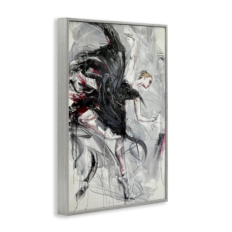 Stupell Modern Elegance Dancer Framed Giclee Art Design By Lucille Lee