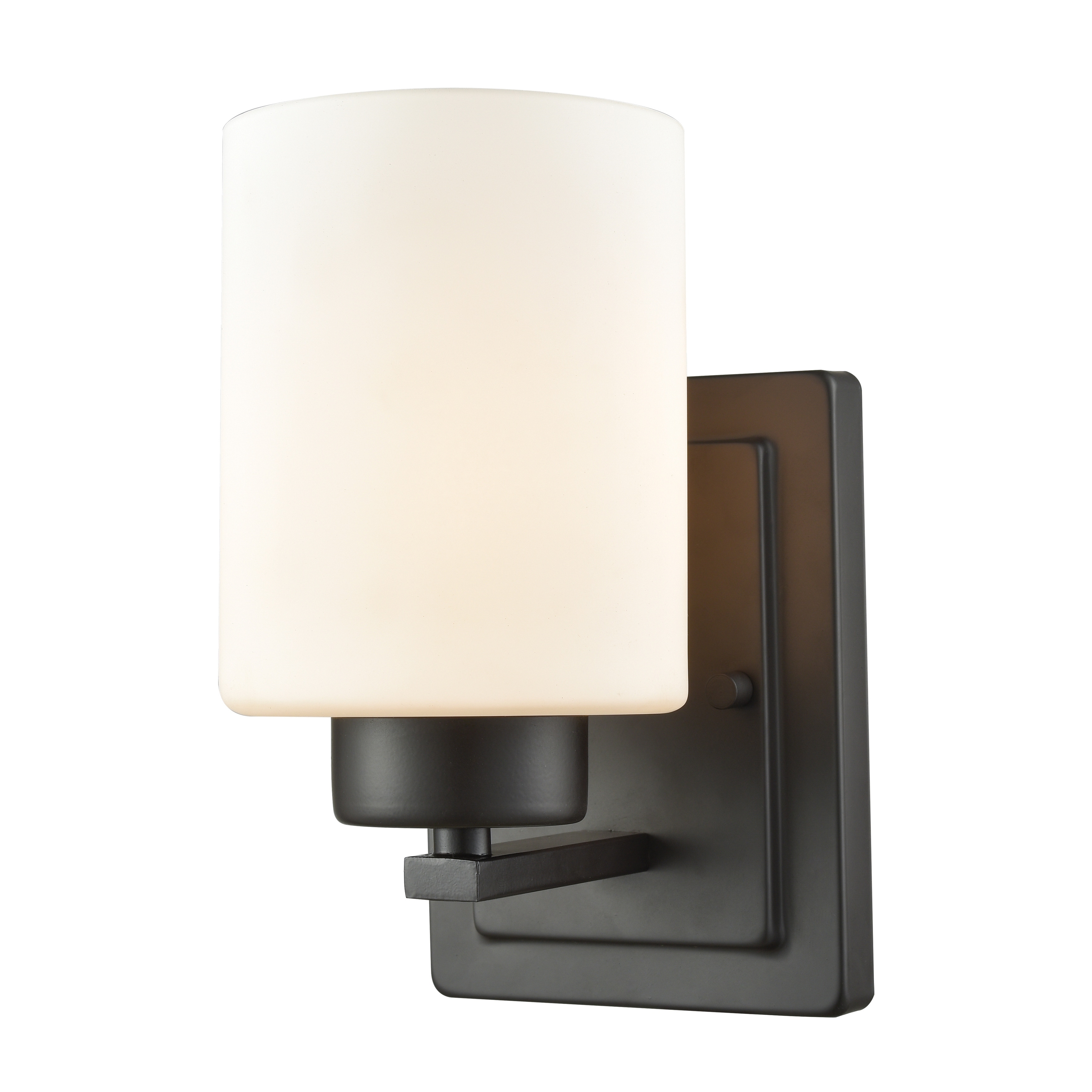 Summit Place Vanity Light Oil Rubbed Bronze with Frosted Glass Bathroom Wall Fixture