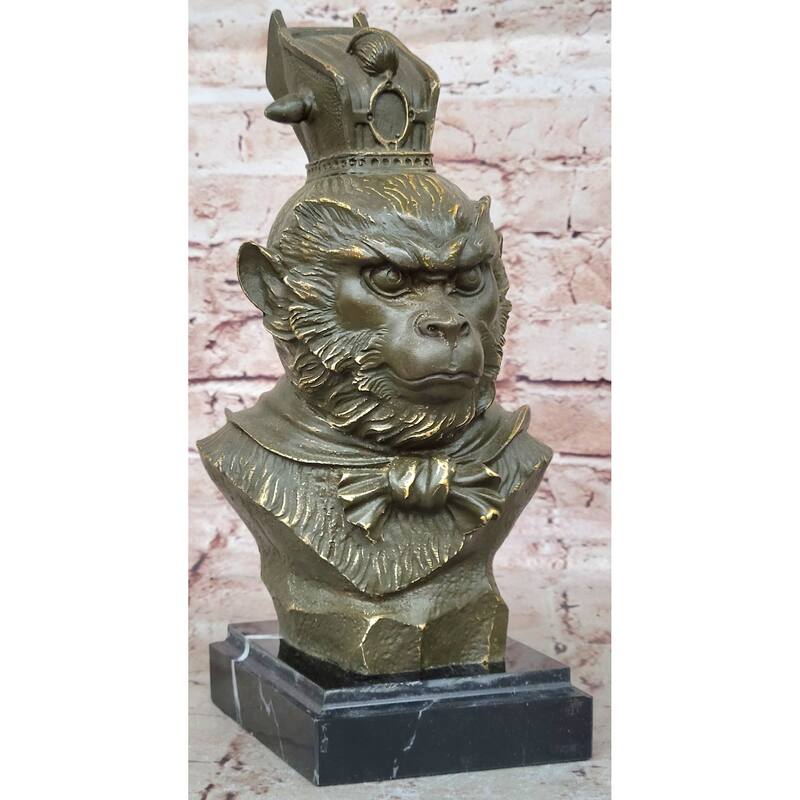 Bronze Sun Wukong Bust – Legendary Monkey King Chinese Deity