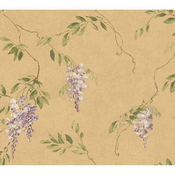 Shop York Wallcoverings Gn2449 Metallics Book Wisteria Wallpaper