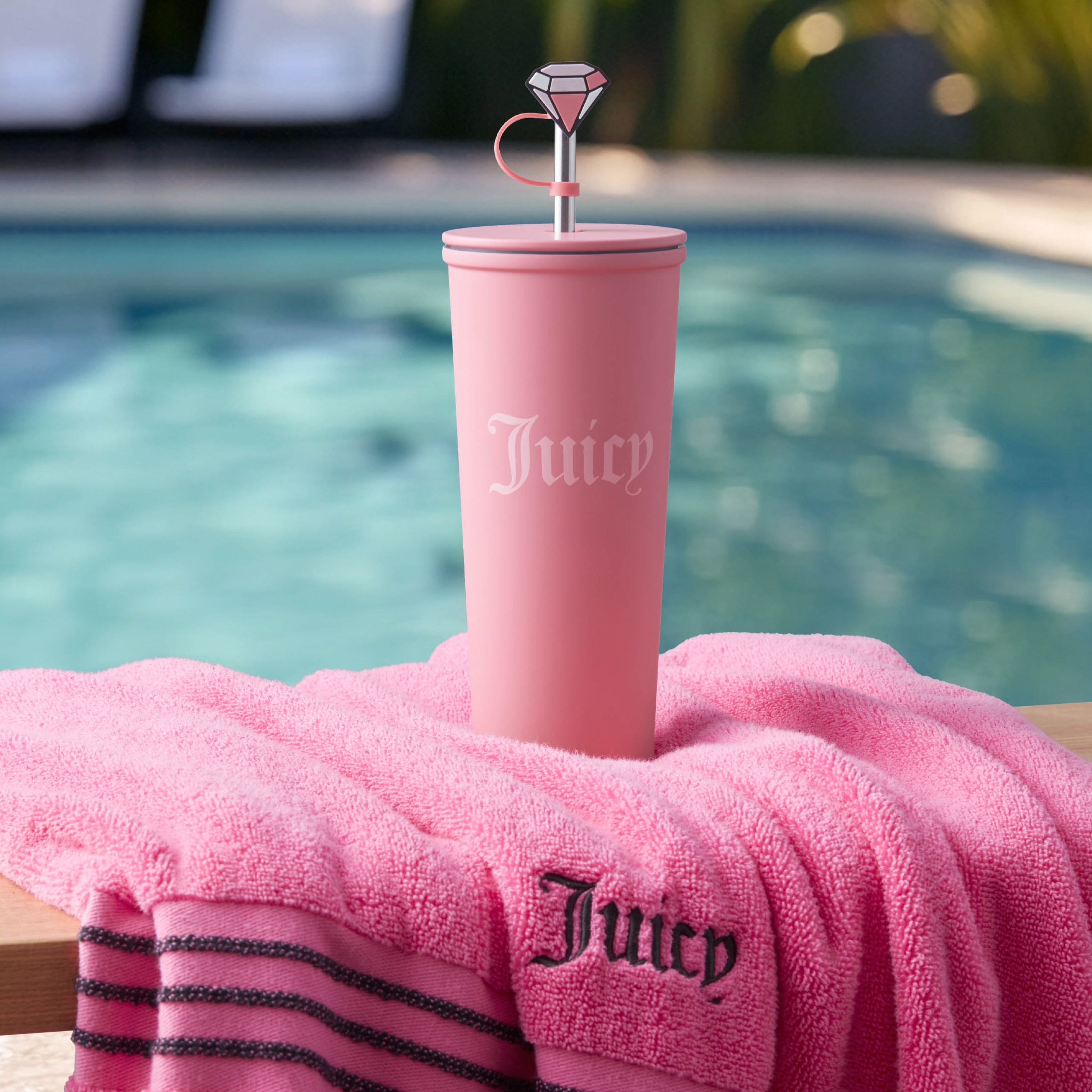 Juicy Couture Hydration Stainless Steel Couture Cup 6-Piece Set