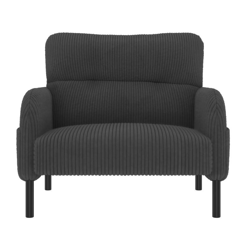 Comfortable Monochrome Single Person Wide Seat Chair, Suitable For Living Rooms And Bedrooms