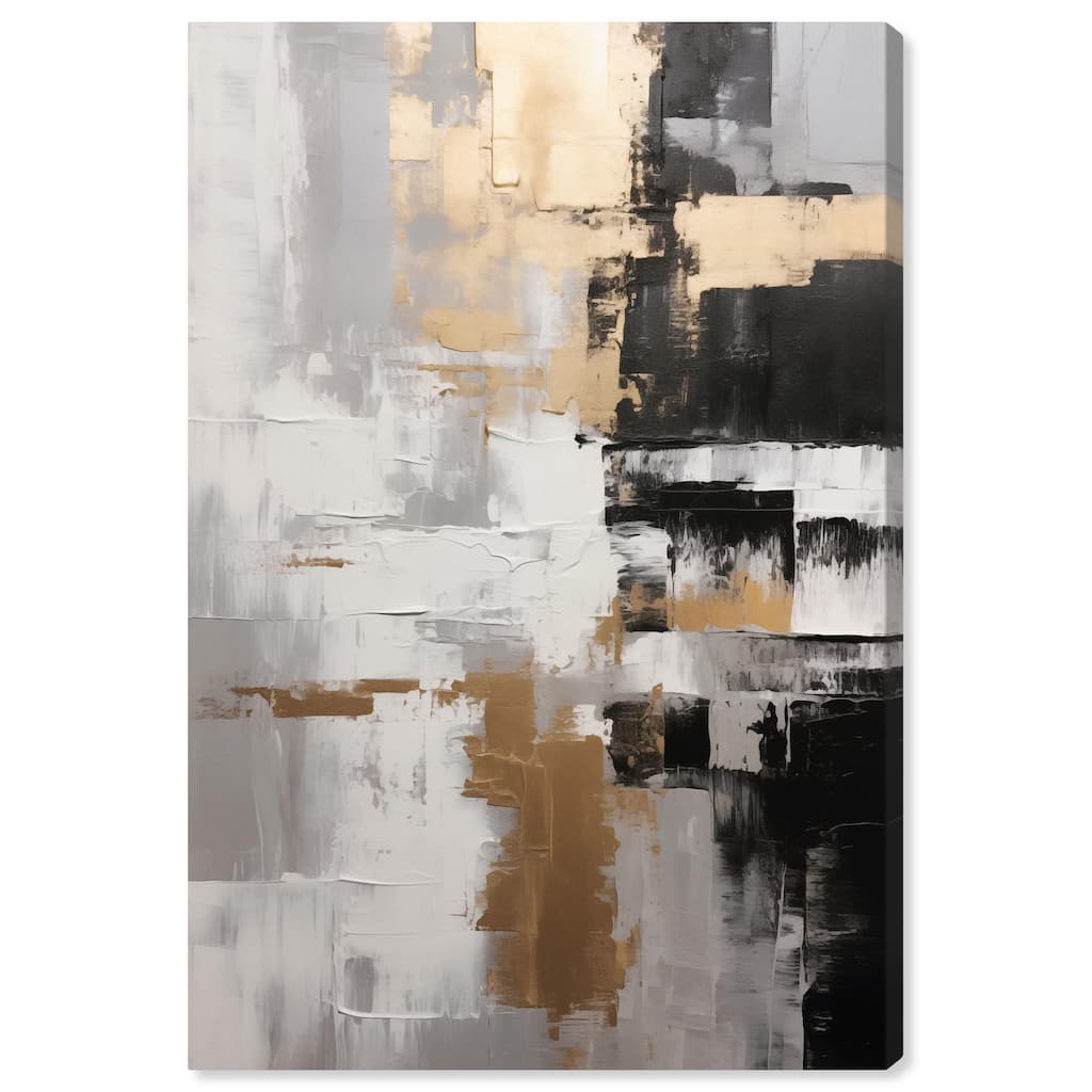 Nocturnal Alloy Canvas by Art Remedy, Gallery Wrapped
