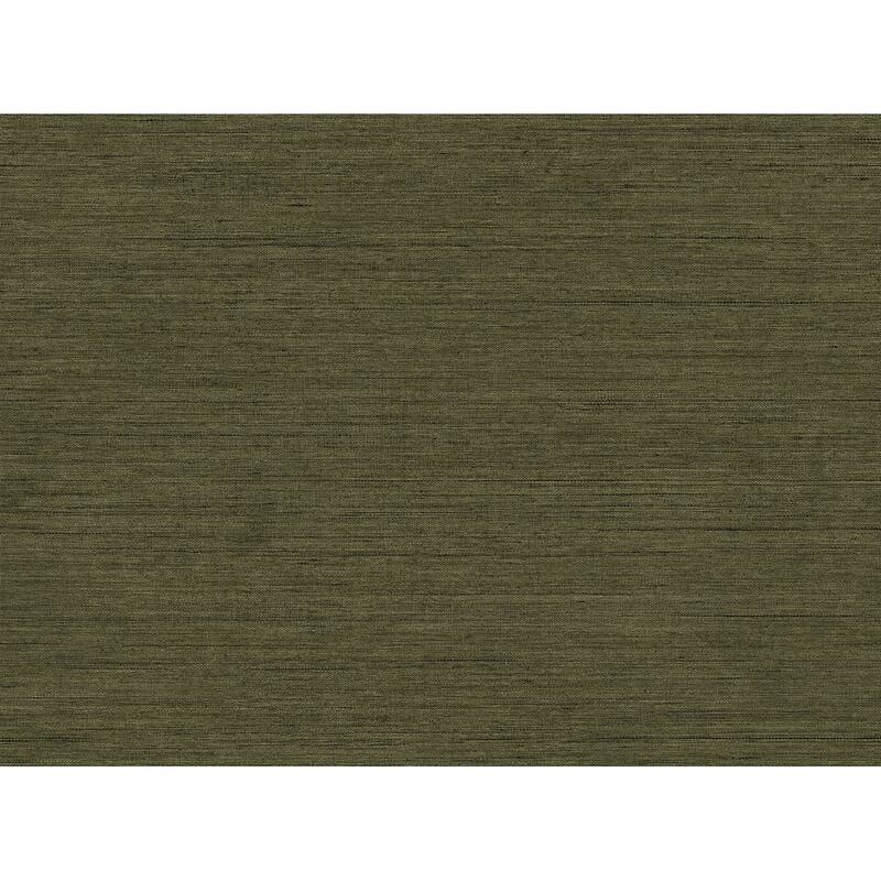 Seabrook Designs Threaded Embossed Vinyl Unpasted Wallpaper - 27 in W x 27 ft. L - Moss