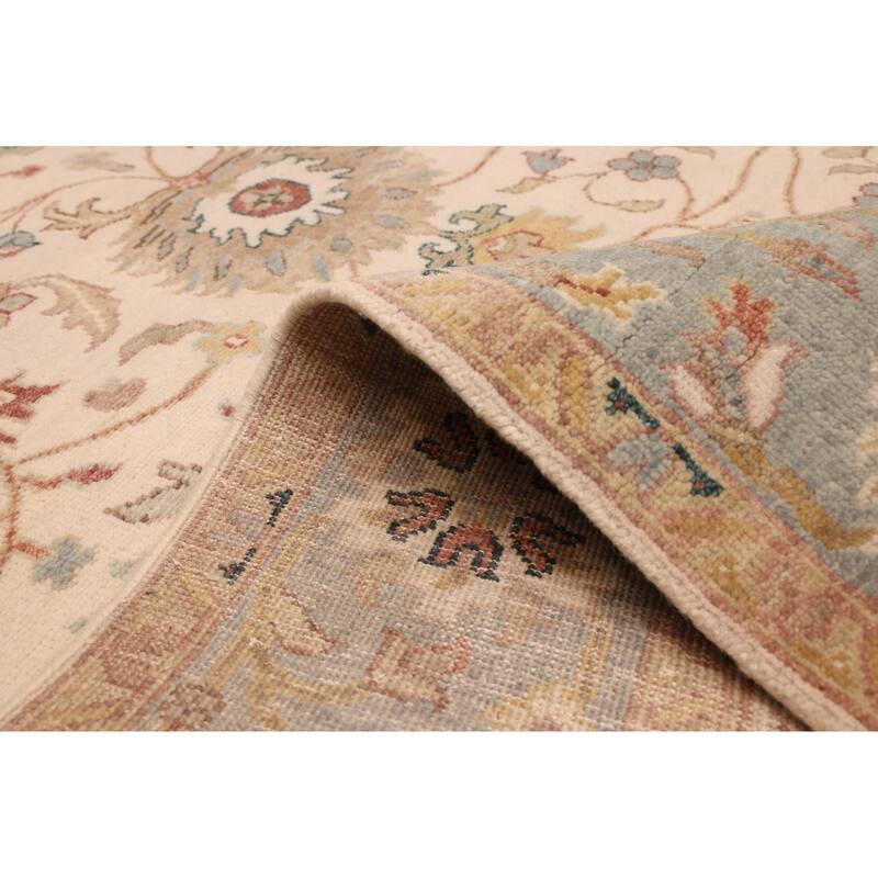 ECARPETGALLERY Hand-knotted Jules Serapi Ivory Wool Rug - 5'10 x 9'0