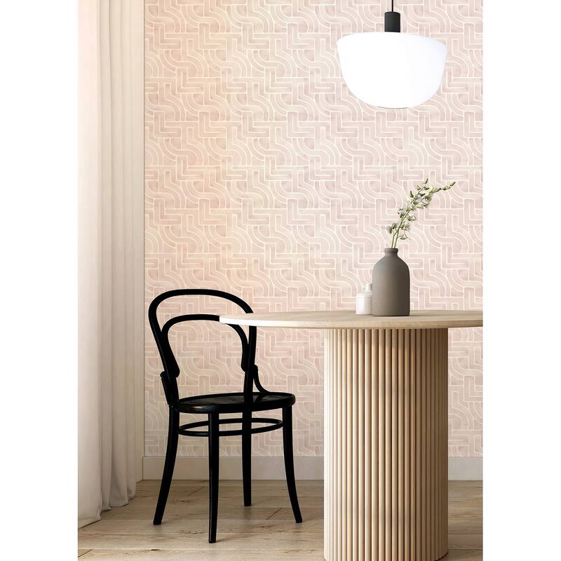 NuWallpaper Blush Blythe Peel & Stick Wallpaper - 216in x 20.5in x 0.025in