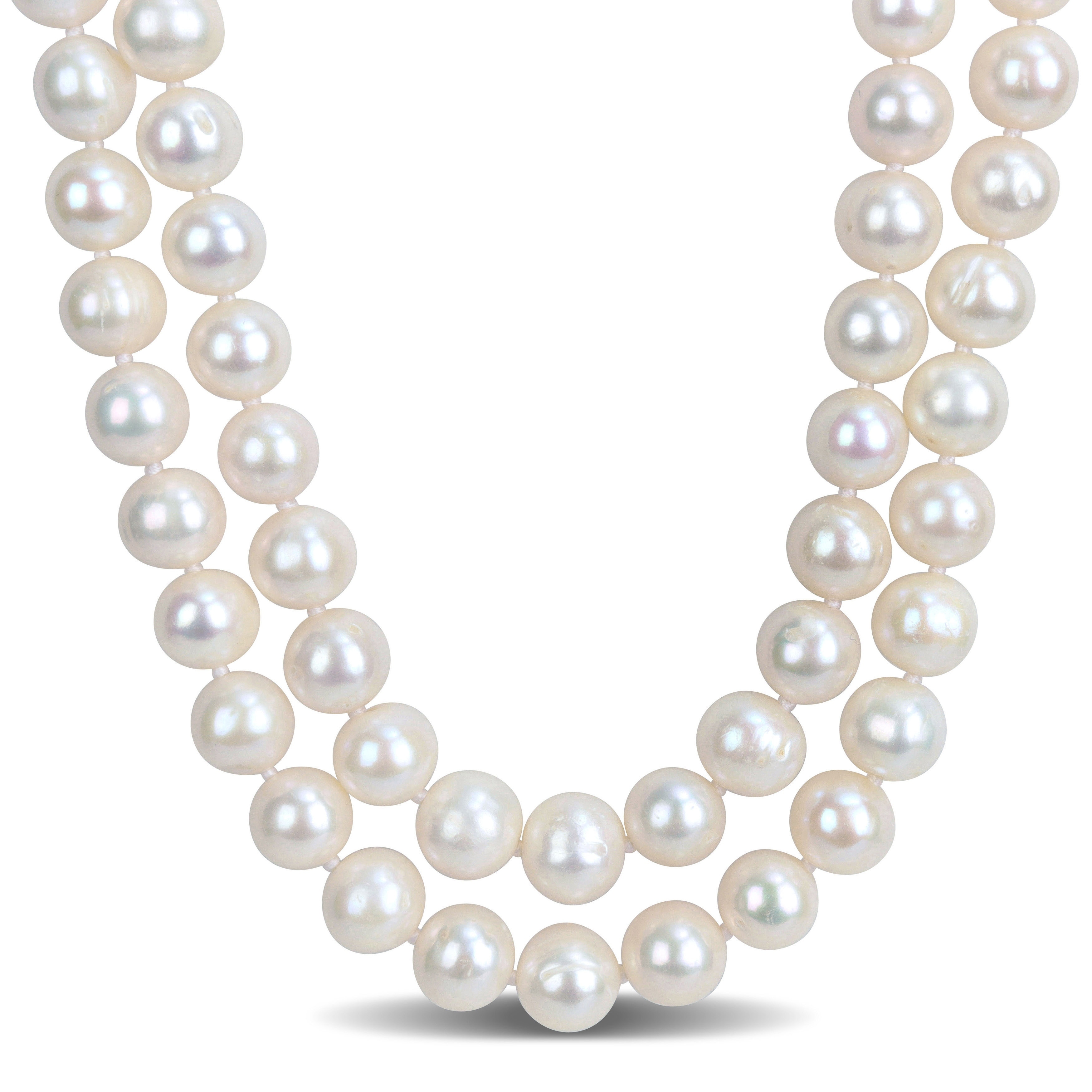 Miadora 9-10mm Cultured Freshwater Pearl 2-Strand Necklace