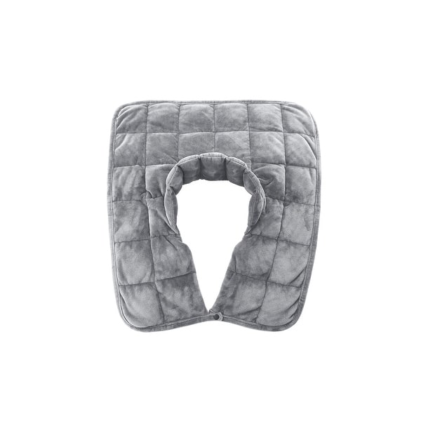 Kathy Ireland Weighted Neck and Shoulder Wraps 4.5 lbs Silver On