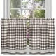 preview thumbnail 7 of 26, Buffalo Check Gingham Kitchen Curtain Tier Pairs, 58x36 Inches - 58x36 Inches