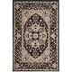 preview thumbnail 39 of 40, SAFAVIEH Handmade Chelsea Katerina French Country Wool Rug 3'9" x 5'9" - Black/Natural - Rectangle