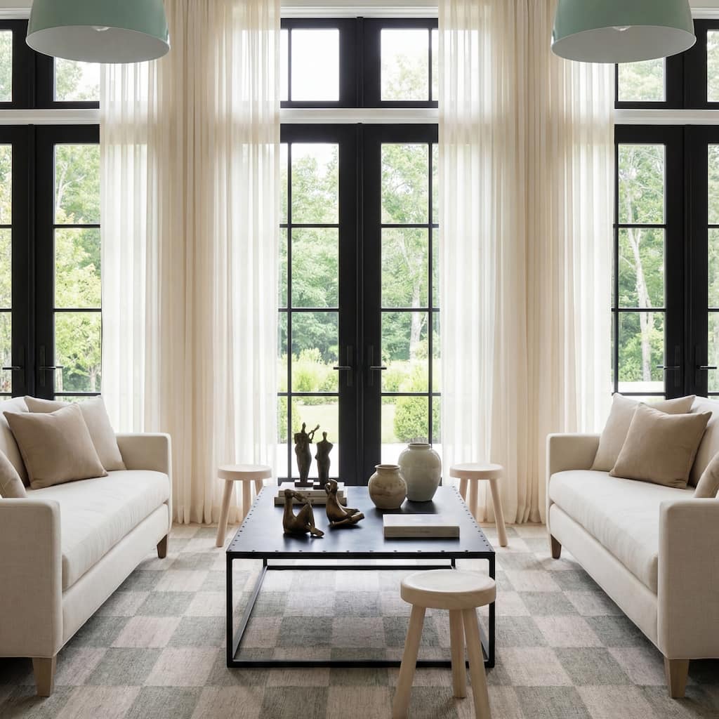 Nuloom Lysara Checkered Washable Rug