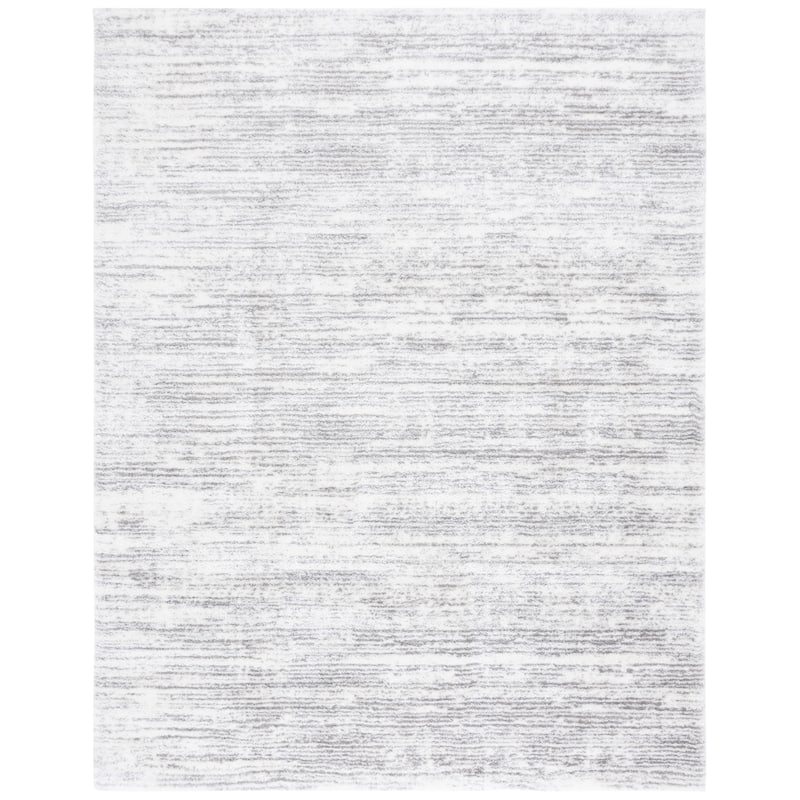 SAFAVIEH Jasmine Renae Glam 1.6-inch Shag Rug - 9' x 12' - Ivory/Grey