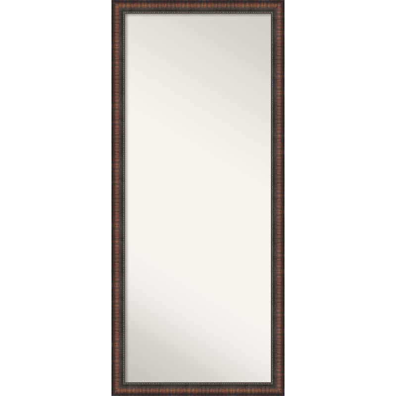 Caleb Brown Non-Beveled Framed Full-Length Floor Leaner Mirror - Caleb Brown - Glass Size 24x60