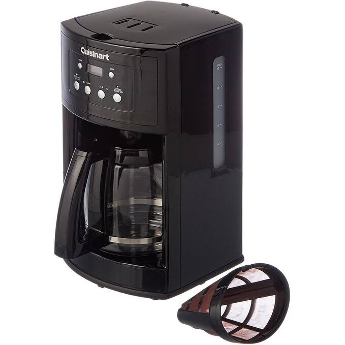 Cuisinart DCC-500FR Programmable Coffee Maker, Black - Certified Refurbished