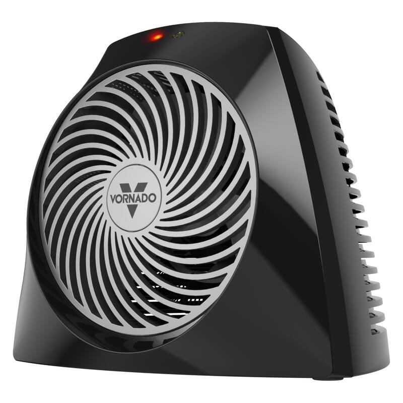 VH204 750-Watts Black Indoor Electric Fan Space Heater with Advanced Safety Features - Black
