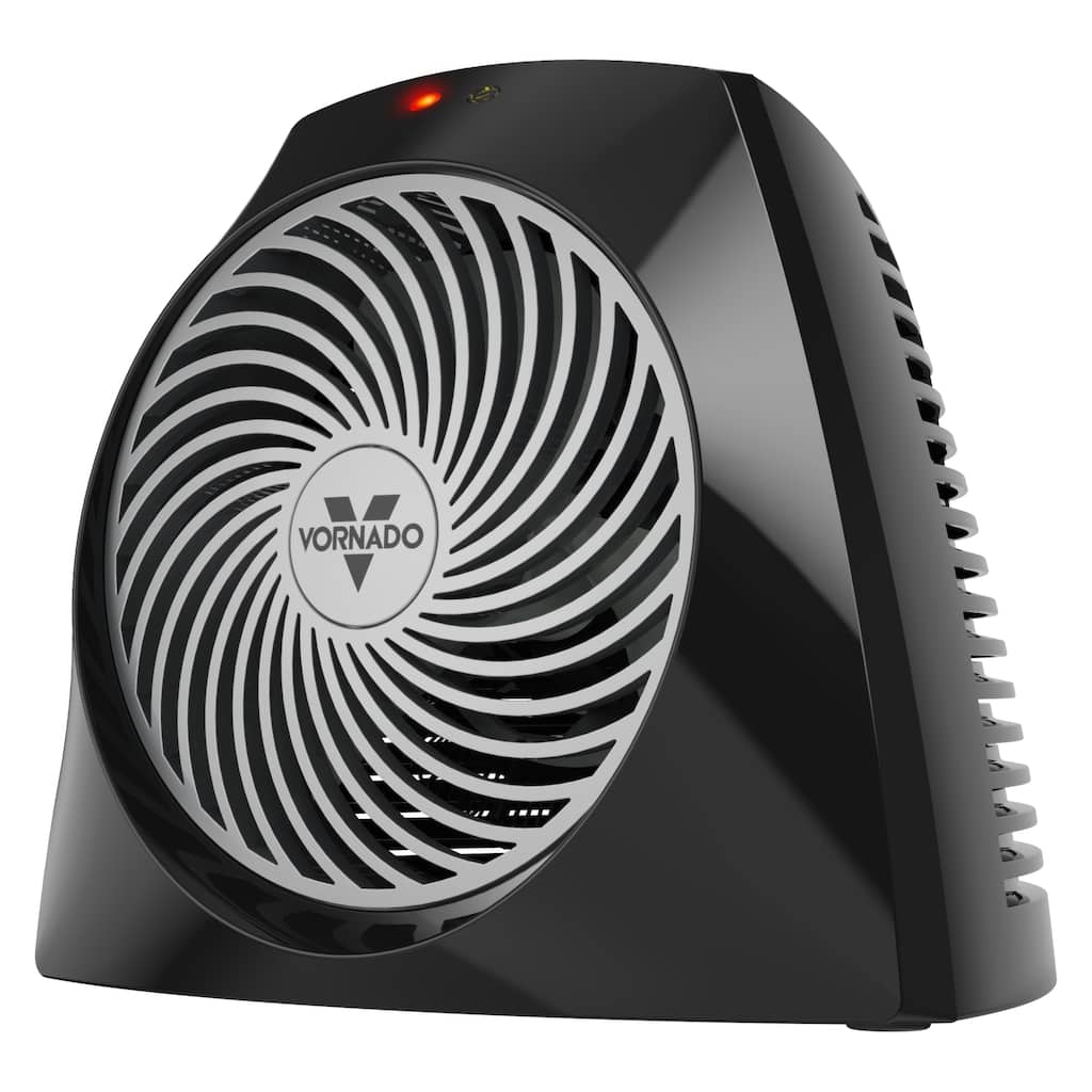 VH204 750-Watts Black Indoor Electric Fan Space Heater with Advanced Safety Features